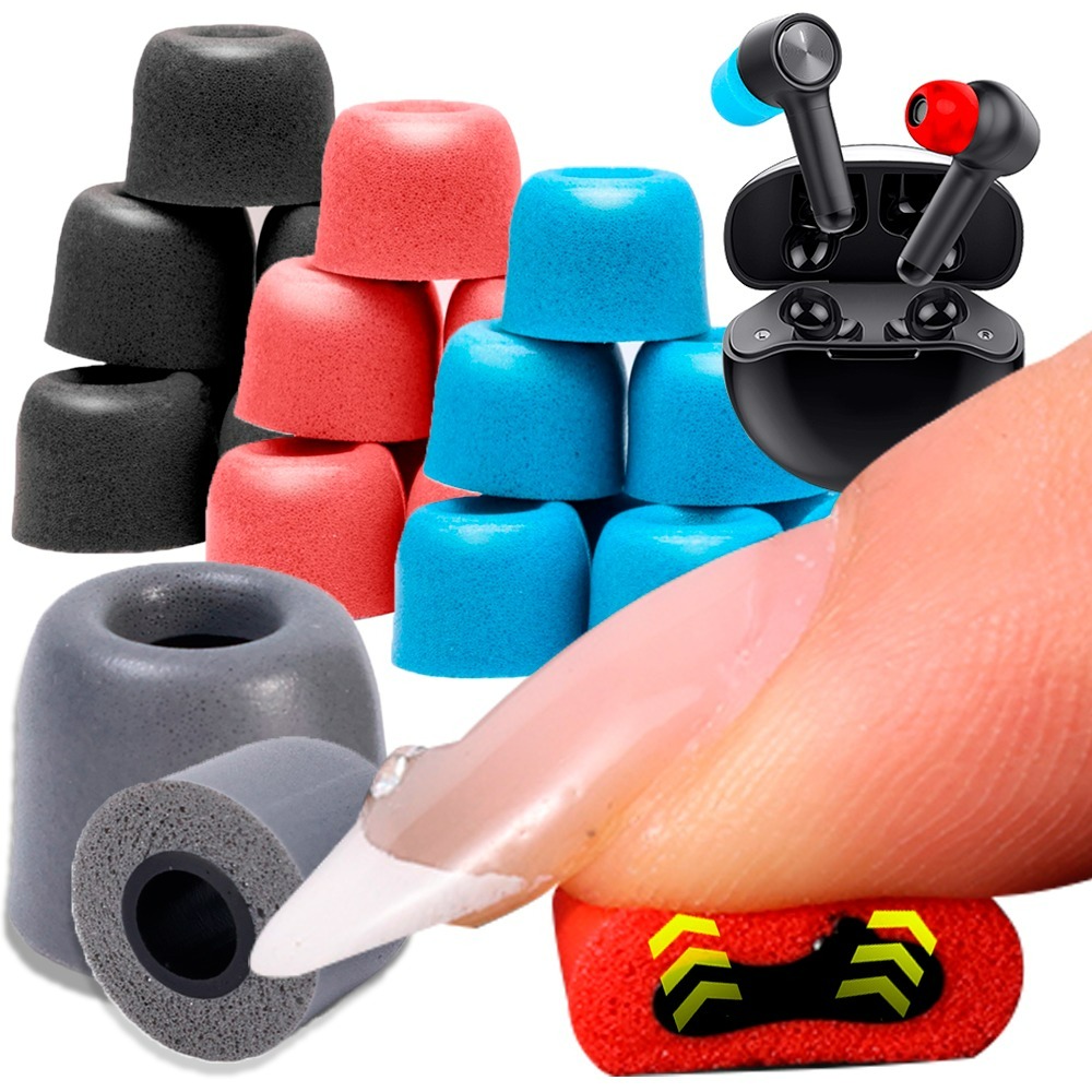 Earphone Foam Tip - 6-1 çift S/M/L yumuşak hafızalı köpük