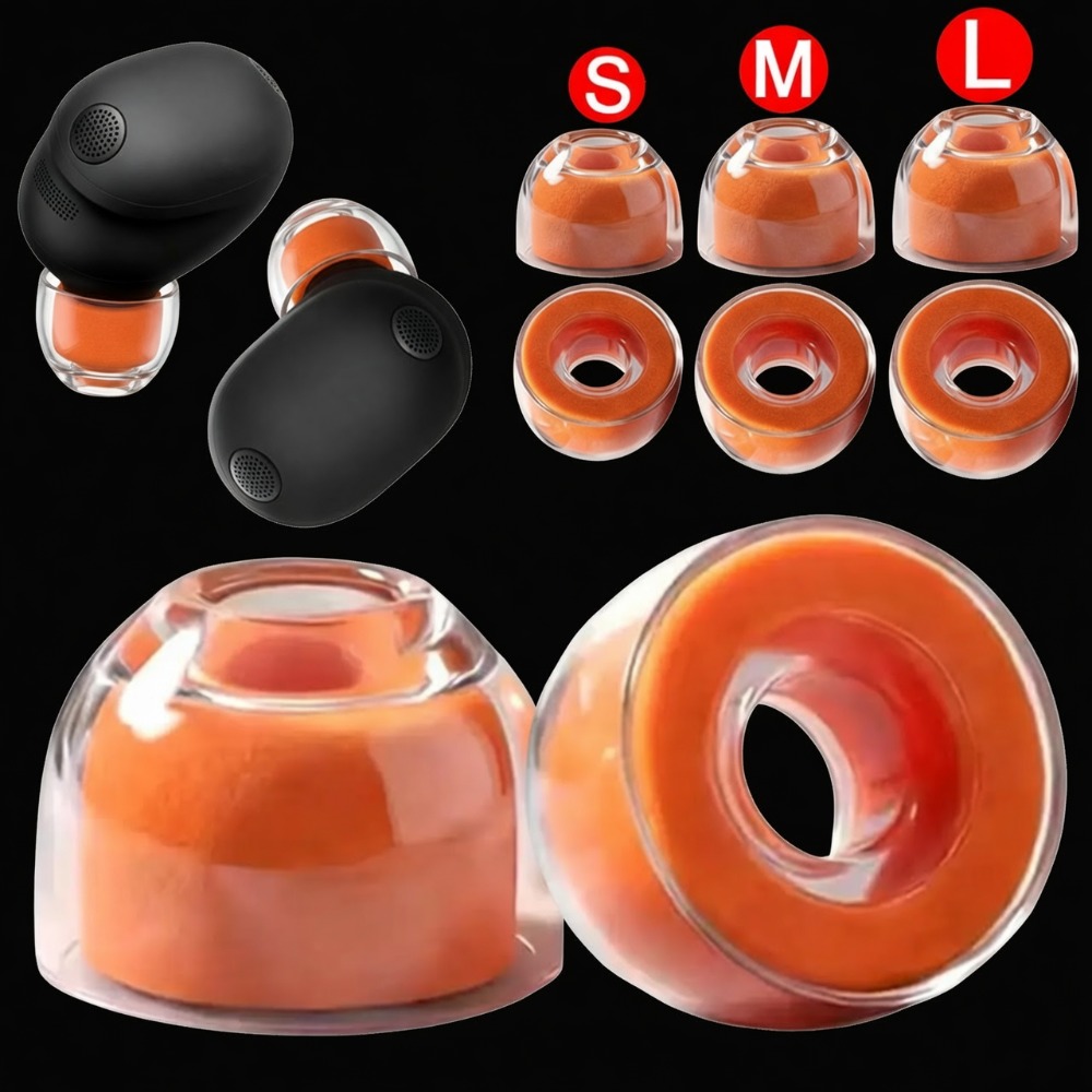 Earphone Foam Tip - S/M/L Silikon + Hafızalı Köpük Kulaklık
