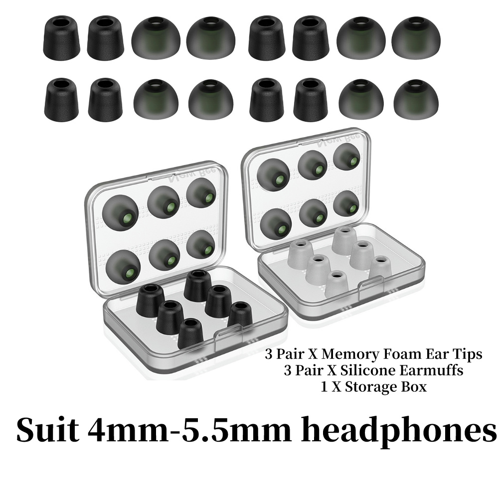 Earphone Foam Tip - Bellek köpük kulak ipuçları gürültü izole