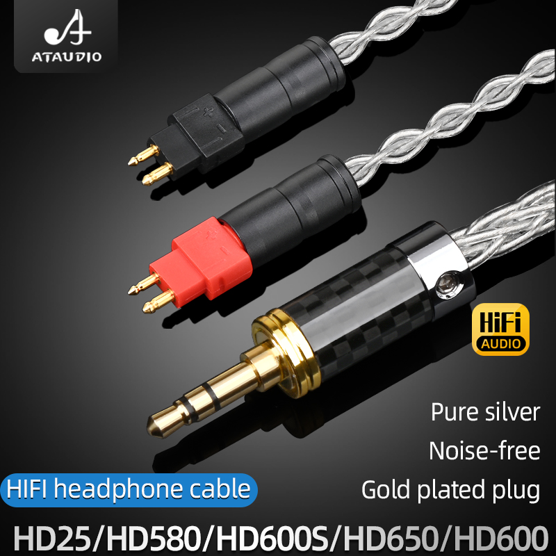 ATAUDIO HiFi Saf Gümüş 2.5mm 3 - Sennheiser Headphone Hd 25 incelemesi ve fiyatı