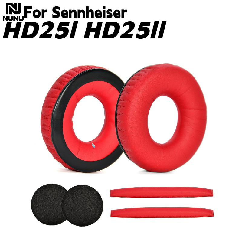 Yedek Kırmızı protein deri Kul - Sennheiser Headphone Hd 25 incelemesi ve fiyatı